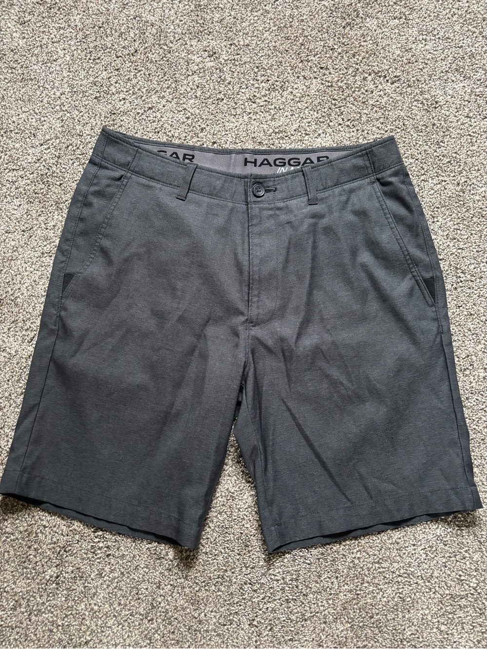 Haggar Men's Charcoal Athletic Shorts